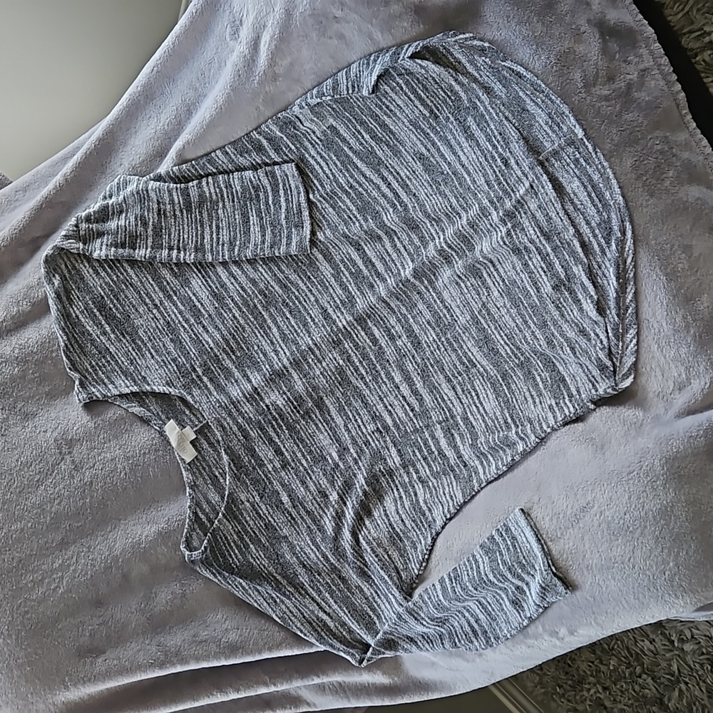 XL Stretchy Sheer Oversized Top Olive & Oak